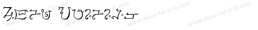 Cute Writing字体转换